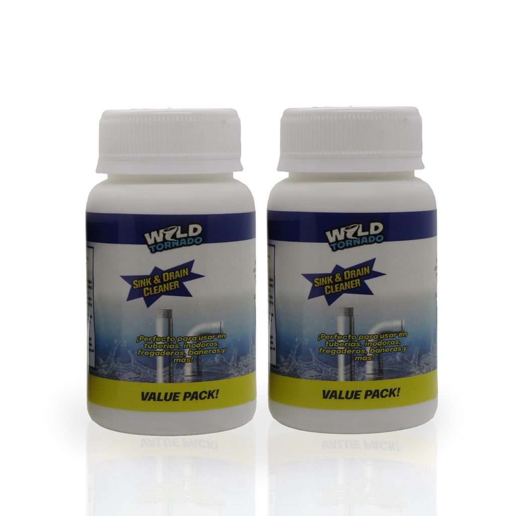 Pack x2 [500 grs] Wild Tornado: Ultra Destapador de Cañerías [1KG TOTAL]