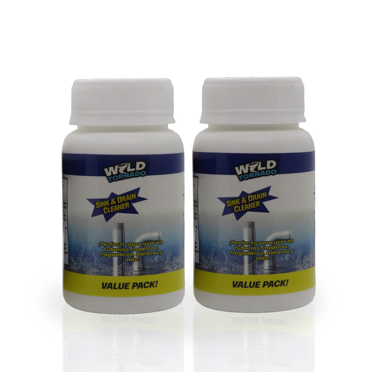 Pack x2 [500 grs] Wild Tornado: Ultra Destapador de Cañerías [1KG TOTAL]