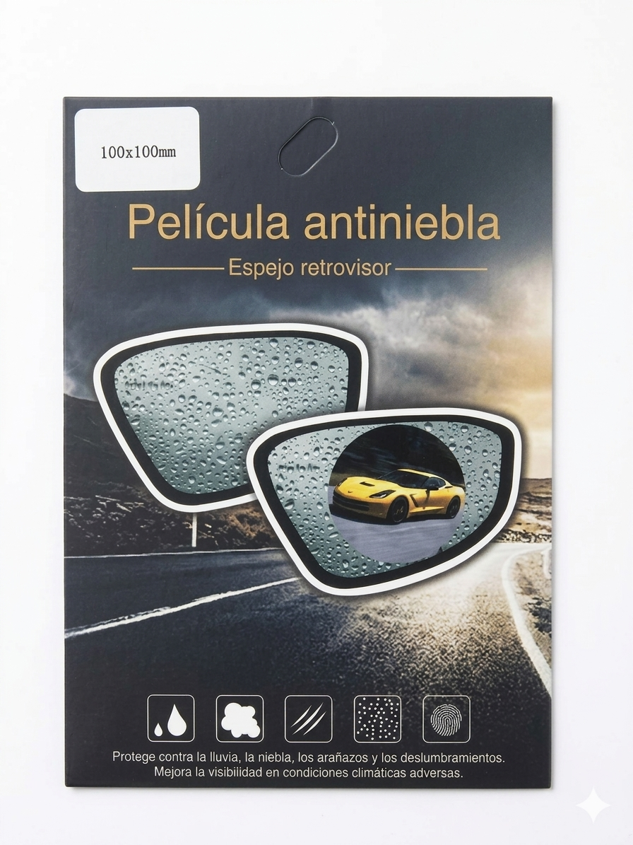 Sticker Anti Lluvia Para Espejos Retrovisores