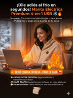 Manta Calefactora Eléctrica Carga USB