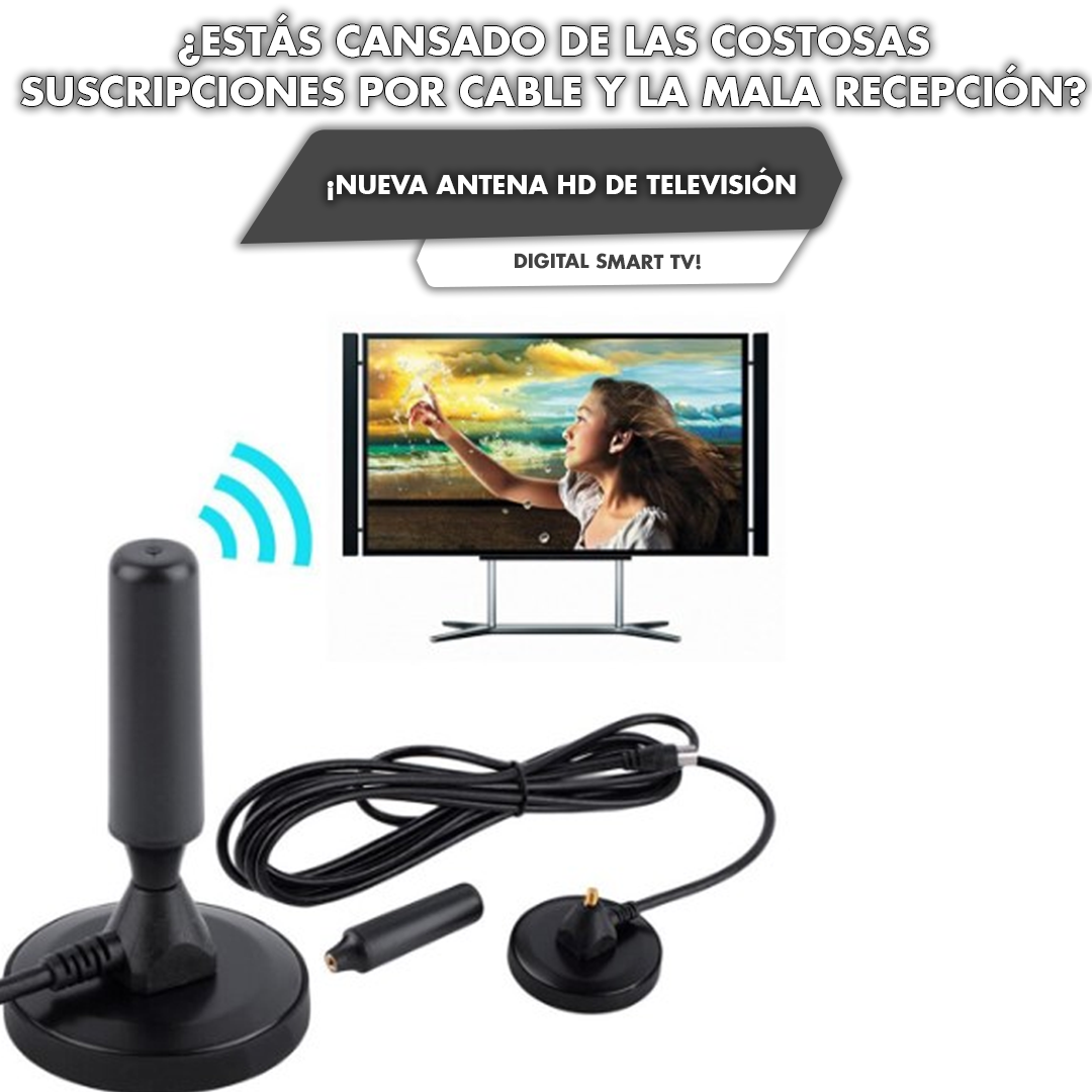 Antena digital hd tv