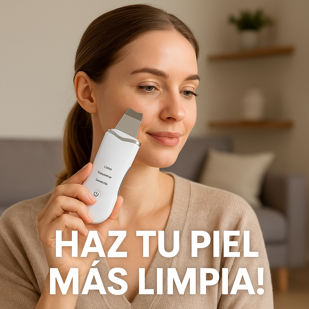 Espatula Facial Ultrasonica Exfoliante